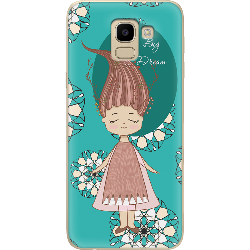 Чехол U-print Samsung J600 Galaxy J6 2018 Dream Girl