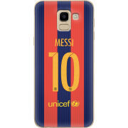 Чехол U-print Samsung J600 Galaxy J6 2018 Messi 10