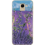 Чехол U-print Samsung J600 Galaxy J6 2018 Lavender Field