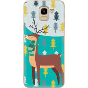 Чехол U-print Samsung J600 Galaxy J6 2018 Foresty Deer