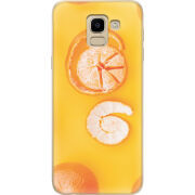 Чехол U-print Samsung J600 Galaxy J6 2018 Yellow Mandarins