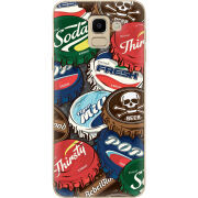 Чехол U-print Samsung J600 Galaxy J6 2018 Drink Lids