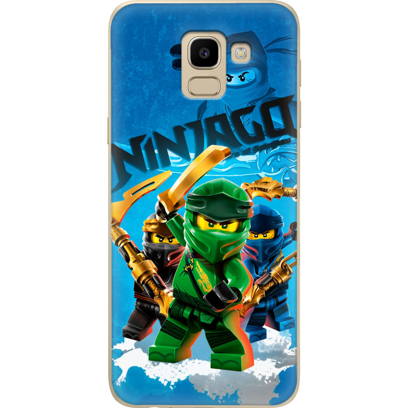 Чехол U-print Samsung J600 Galaxy J6 2018 Lego Ninjago