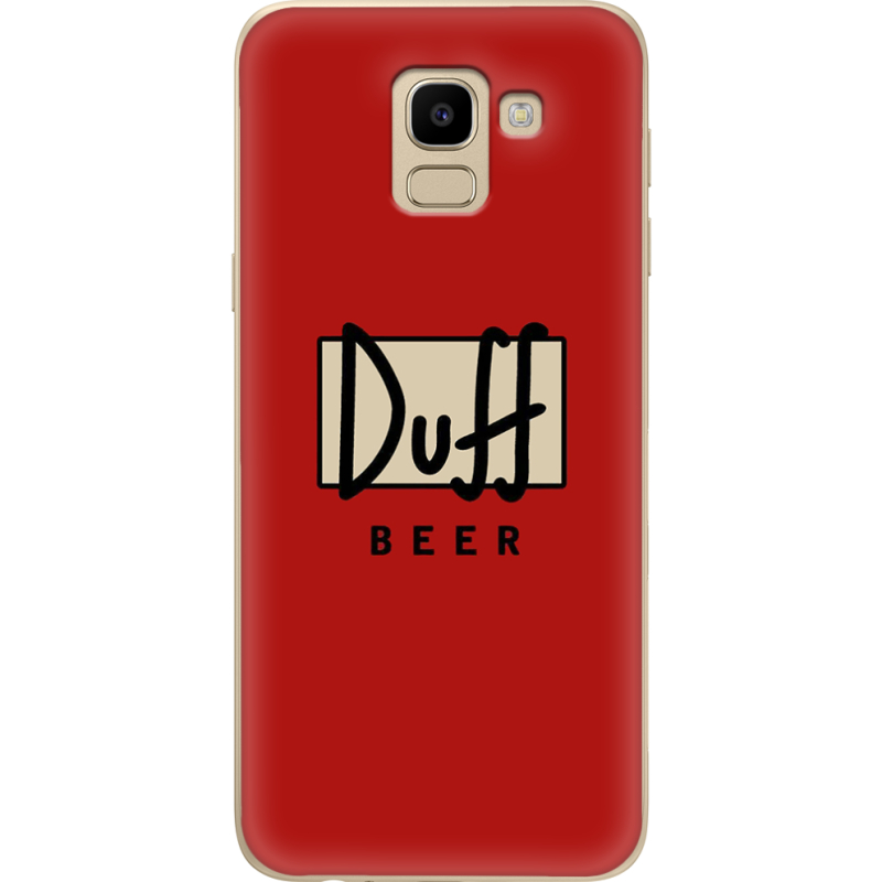 Чехол U-print Samsung J600 Galaxy J6 2018 Duff beer