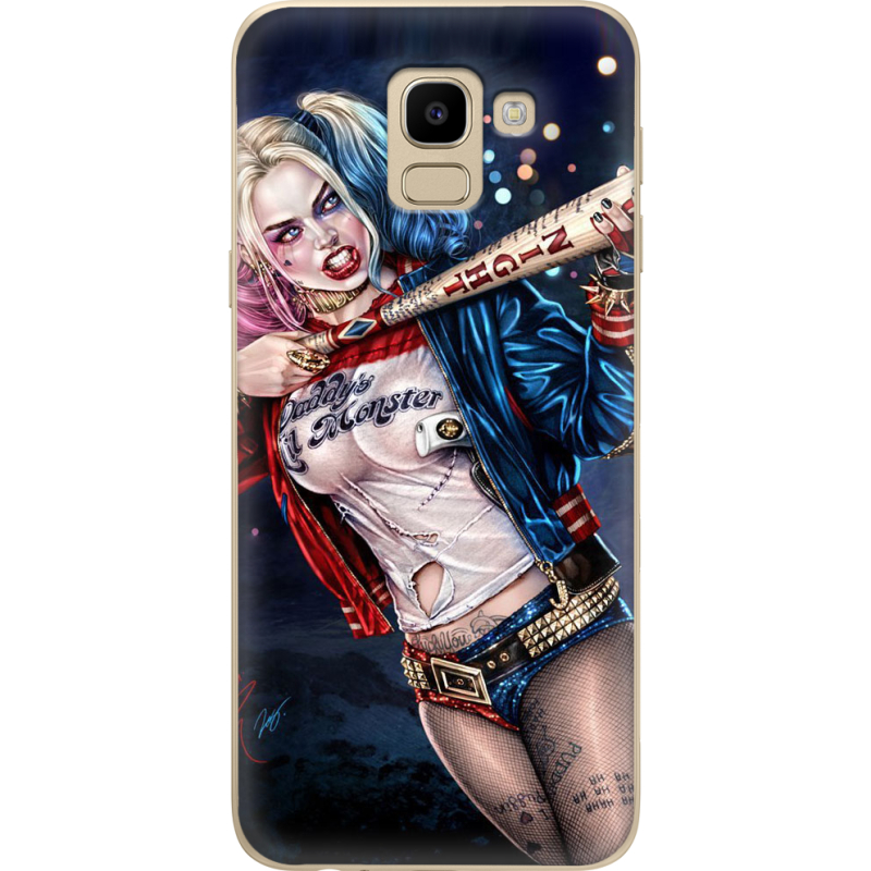 Чехол U-print Samsung J600 Galaxy J6 2018 Harley Quinn