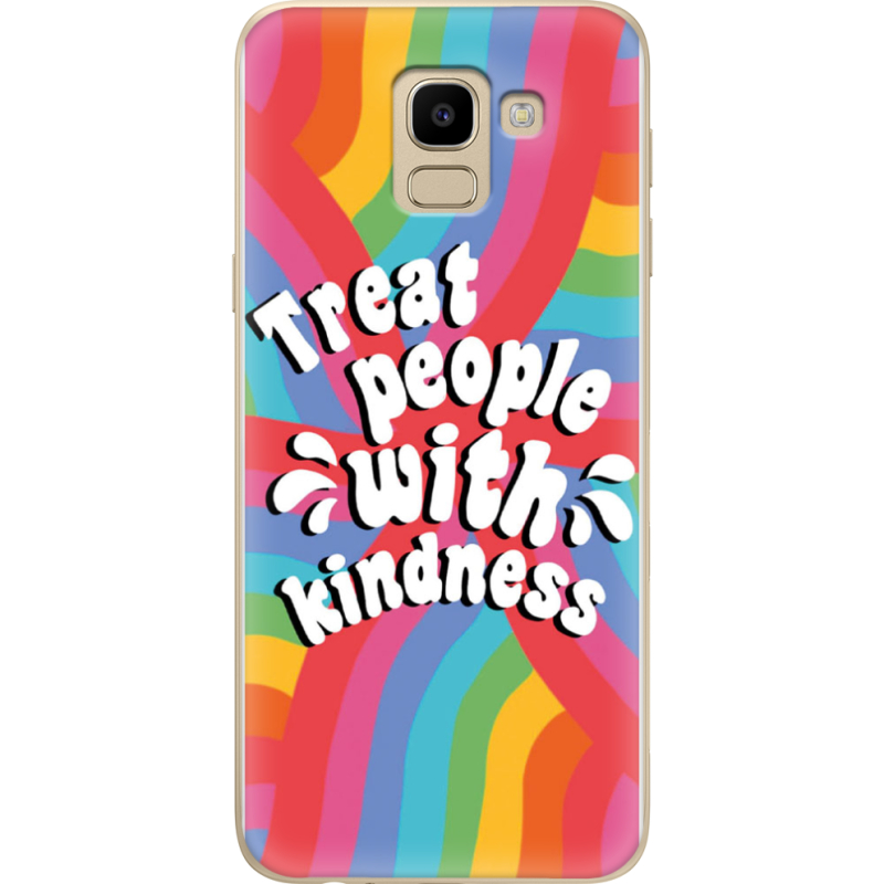 Чехол U-print Samsung J600 Galaxy J6 2018 Kindness