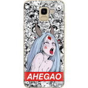 Чехол U-print Samsung J600 Galaxy J6 2018 Ahegao