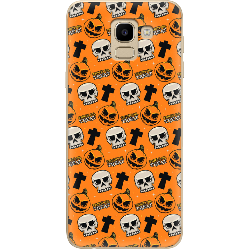 Чехол U-print Samsung J600 Galaxy J6 2018 Halloween Trick or Treat