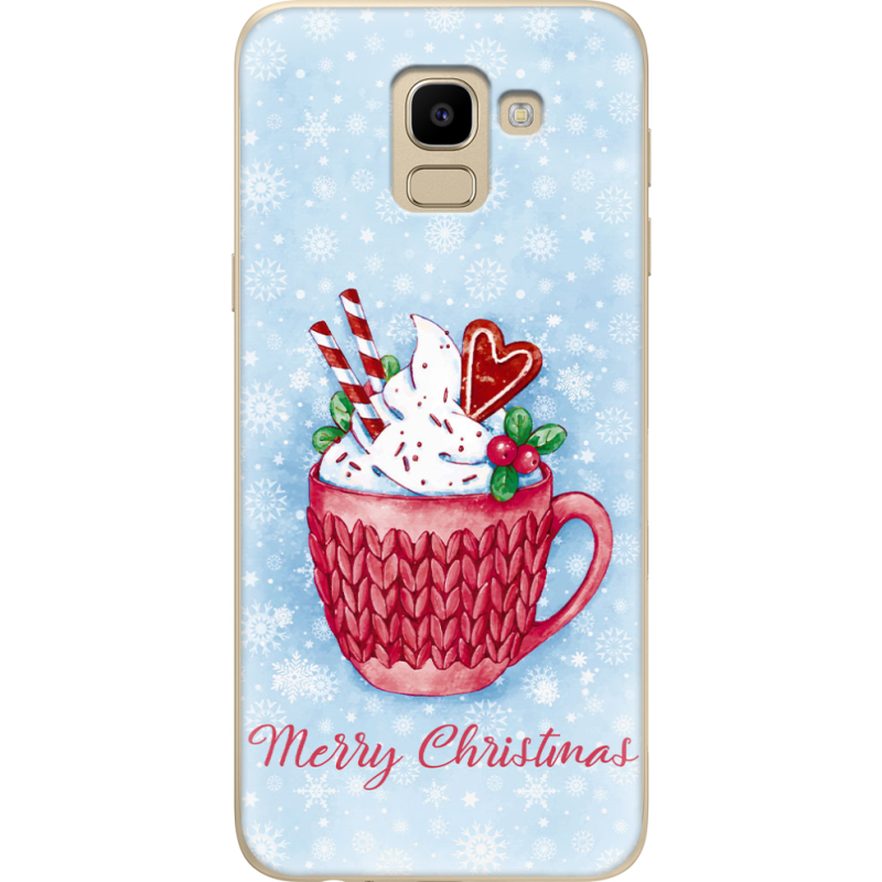 Чехол U-print Samsung J600 Galaxy J6 2018 Spicy Christmas Cocoa