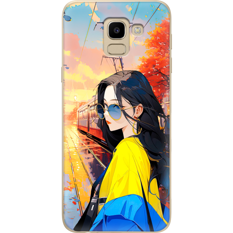 Чехол U-print Samsung J600 Galaxy J6 2018 