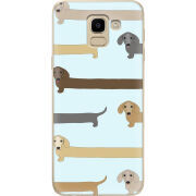 Чехол U-print Samsung J600 Galaxy J6 2018 Dachshund