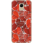 Чехол U-print Samsung J600 Galaxy J6 2018 Heart Strings