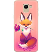 Чехол U-print Samsung J600 Galaxy J6 2018 Cutie Fox