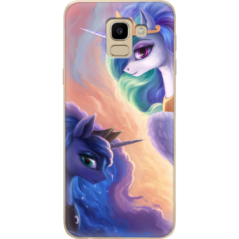 Чехол U-print Samsung J600 Galaxy J6 2018 My Little Pony Rarity  Princess Luna