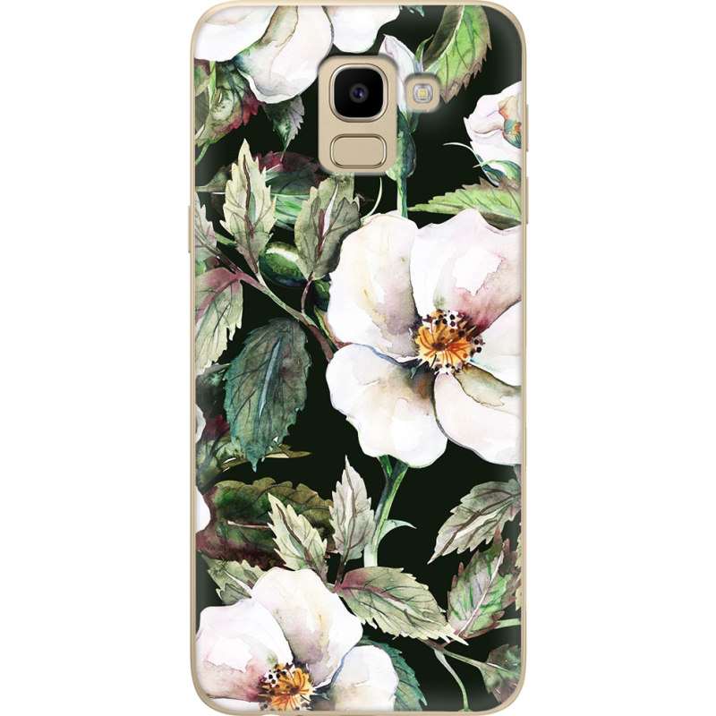 Чехол U-print Samsung J600 Galaxy J6 2018 Blossom Roses
