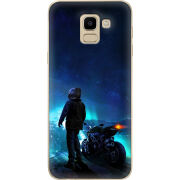 Чехол U-print Samsung J600 Galaxy J6 2018 Motorcyclist