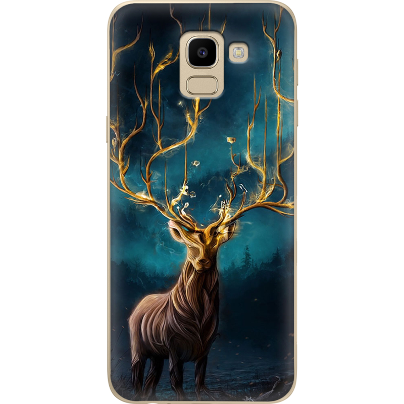 Чехол U-print Samsung J600 Galaxy J6 2018 Fairy Deer