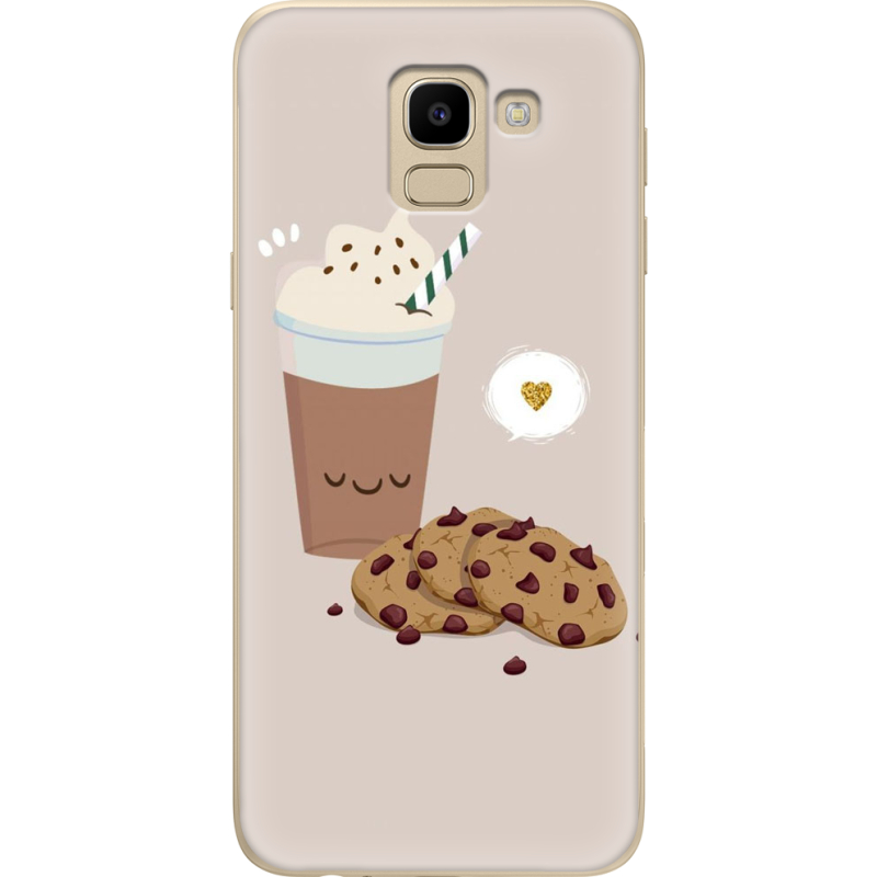 Чехол U-print Samsung J600 Galaxy J6 2018 Love Cookies