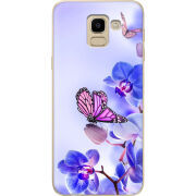 Чехол U-print Samsung J600 Galaxy J6 2018 Orchids and Butterflies