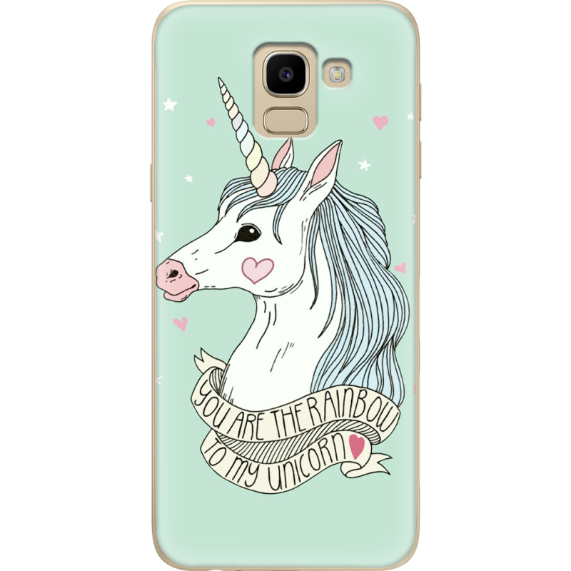 Чехол U-print Samsung J600 Galaxy J6 2018 My Unicorn