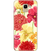 Чехол U-print Samsung J600 Galaxy J6 2018 Flower Bed