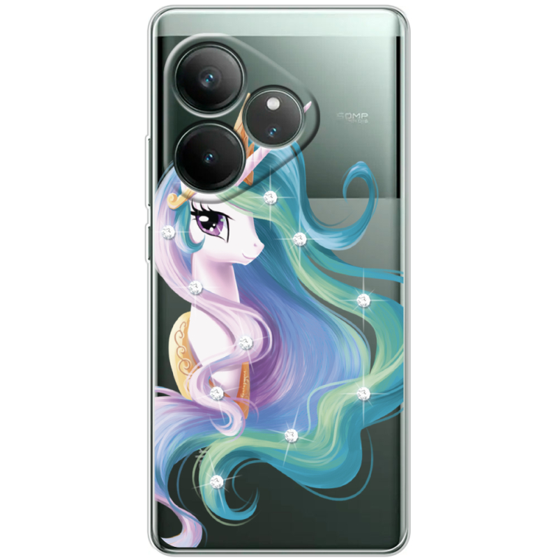 Чохол зі стразами Realme GT Neo 6 Unicorn Queen