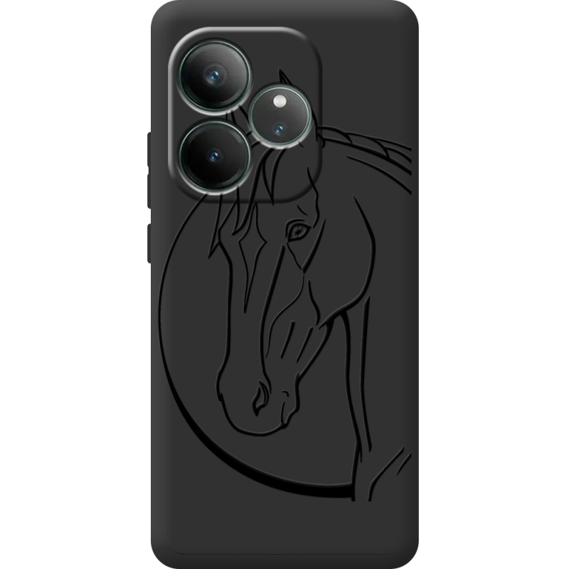 Чорний чохол BoxFace Realme GT Neo 6 Horse