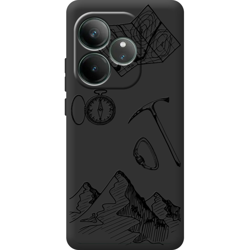 Чорний чохол BoxFace Realme GT Neo 6 SE Mountains