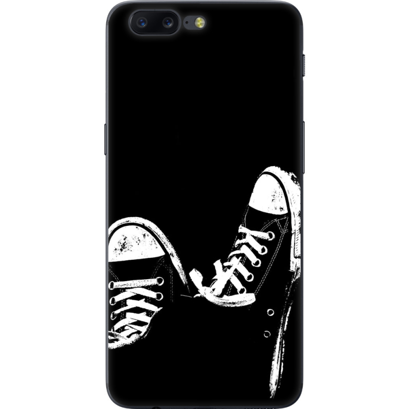 Чехол U-print OnePlus 5 Black Sneakers