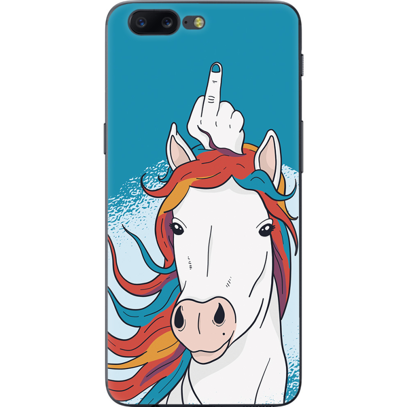 Чехол U-print OnePlus 5 Fuck Unicorn