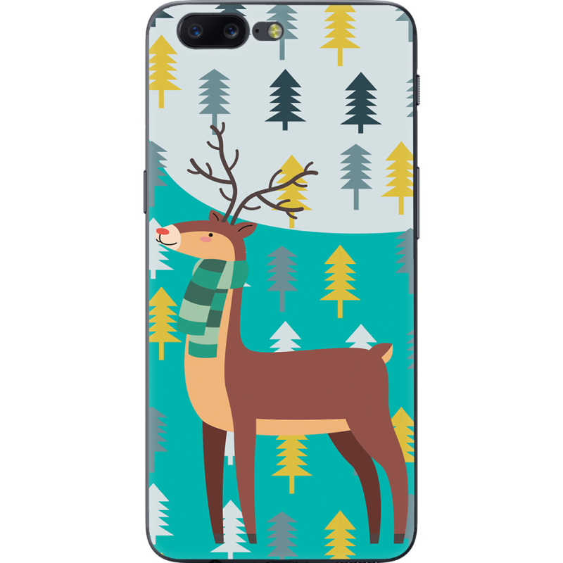 Чехол U-print OnePlus 5 Foresty Deer