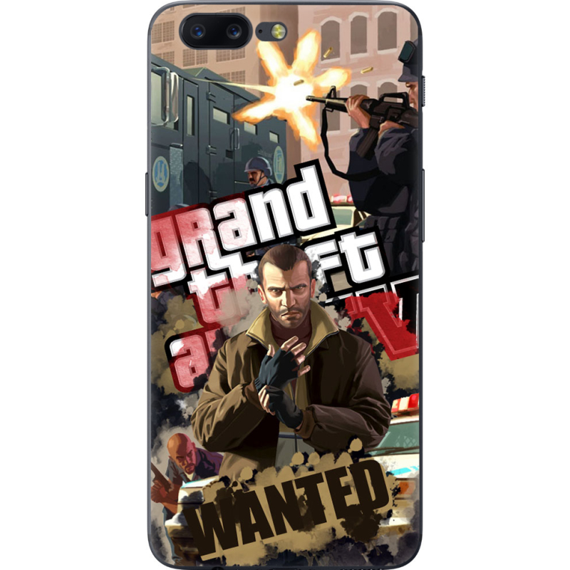 Чехол U-print OnePlus 5 GTA 4