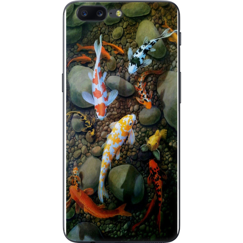 Чехол U-print OnePlus 5 Underwater Koi