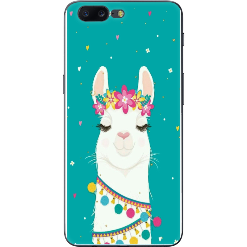 Чехол U-print OnePlus 5 Cold Llama