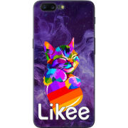 Чехол U-print OnePlus 5 Likee Cat