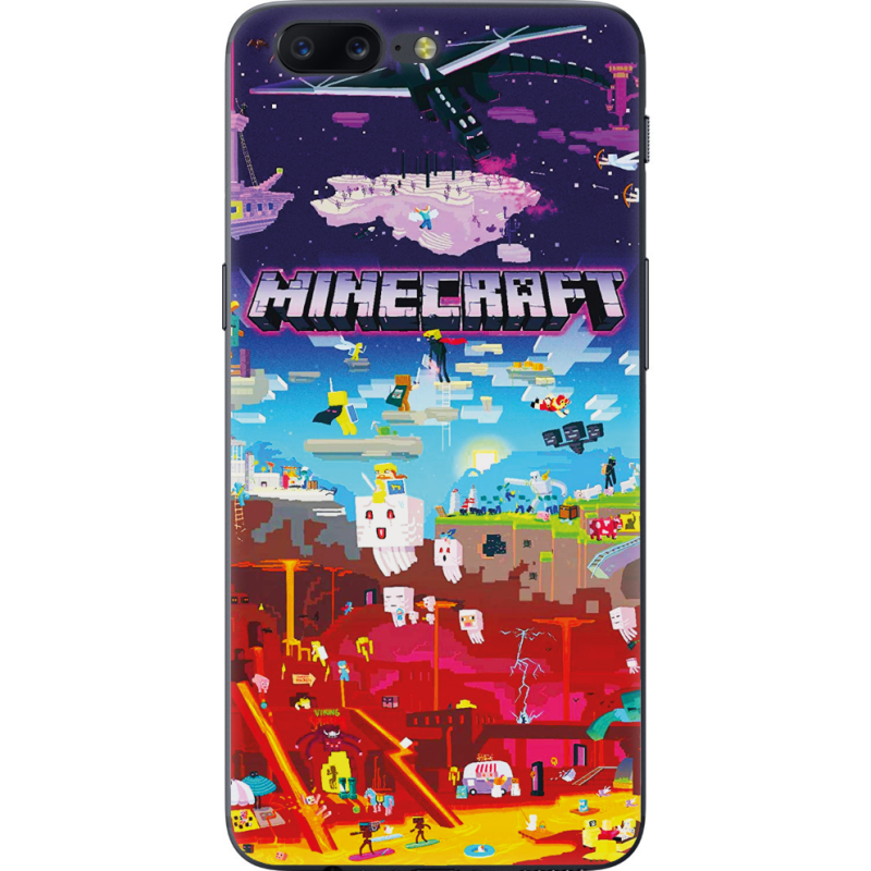 Чехол U-print OnePlus 5 Minecraft World Beyond