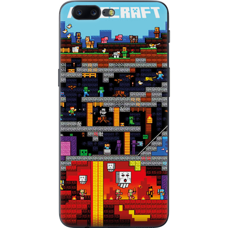 Чехол U-print OnePlus 5 Minecraft Lode Runner