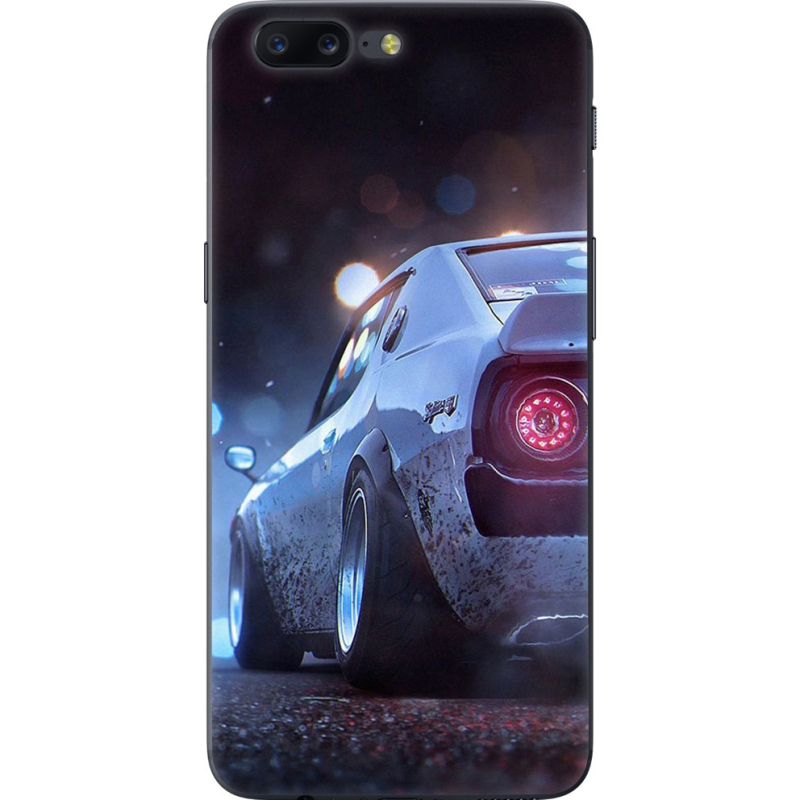 Чехол U-print OnePlus 5 Silver Car