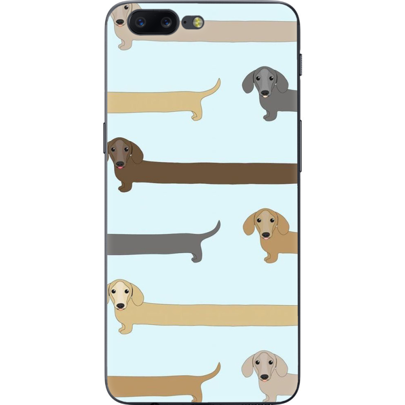 Чехол U-print OnePlus 5 Dachshund