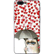 Чехол U-print OnePlus 5 Raining Hearts