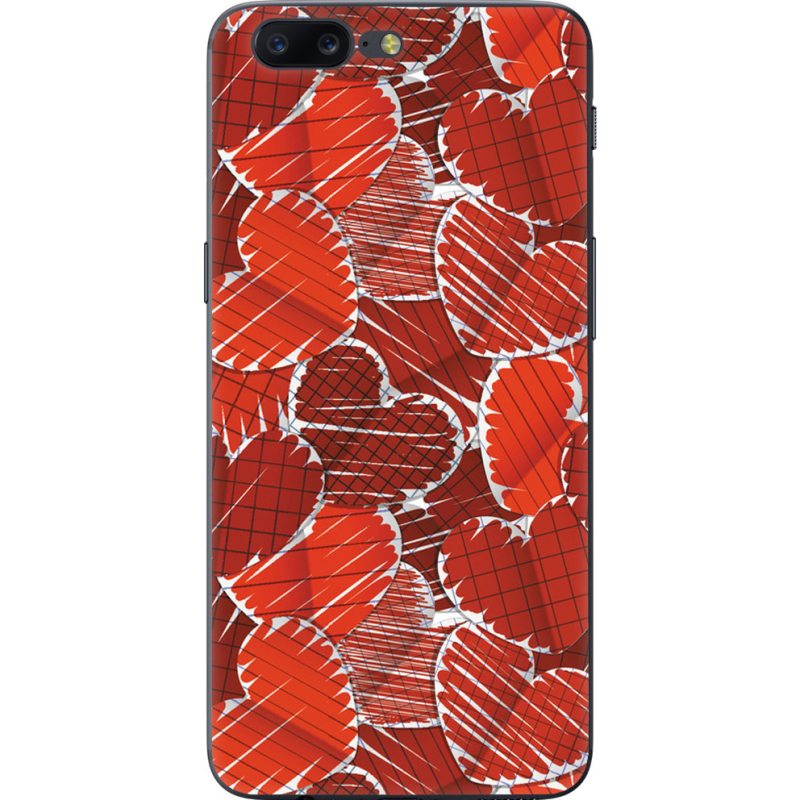 Чехол U-print OnePlus 5 Heart Strings