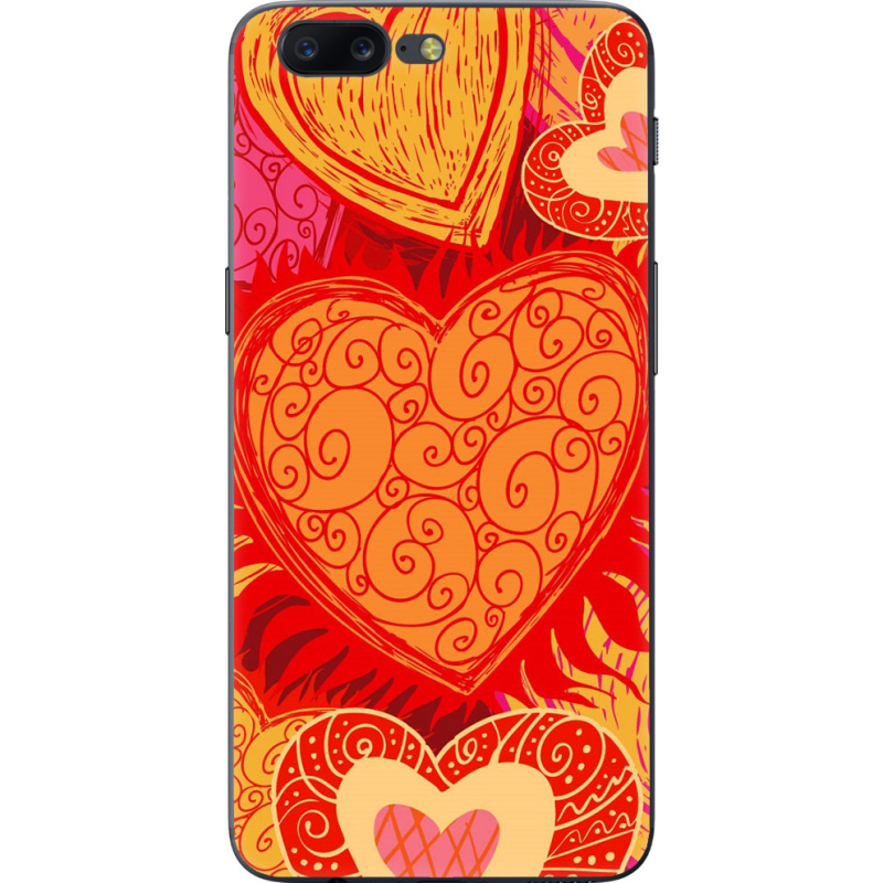 Чехол U-print OnePlus 5 Warm Hearts