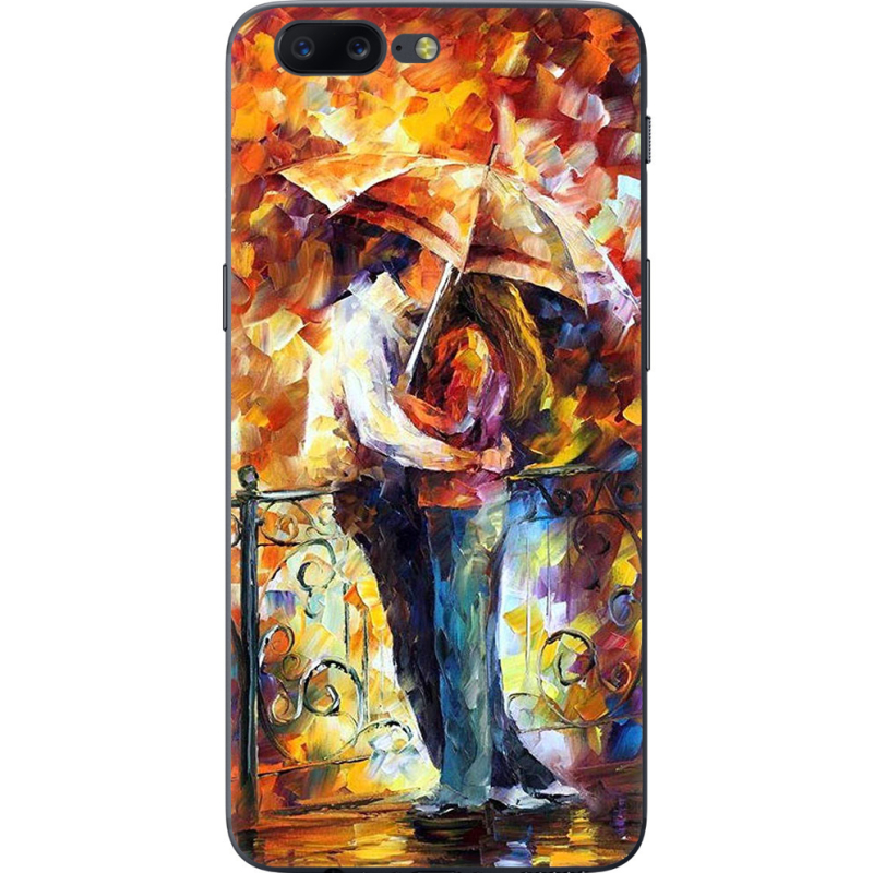 Чехол U-print OnePlus 5 Kiss Under Umbrella