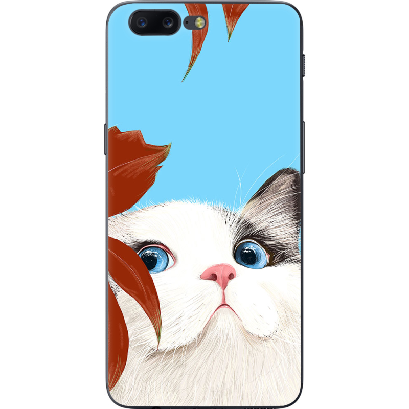 Чехол U-print OnePlus 5 Wondering Cat