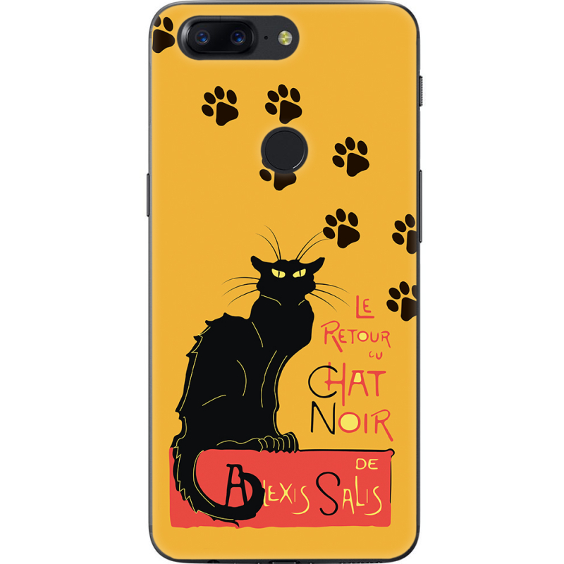 Чехол U-print OnePlus 5T Noir Cat