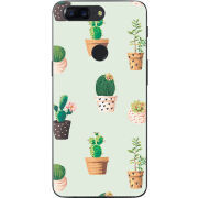 Чехол U-print OnePlus 5T L-green Cacti