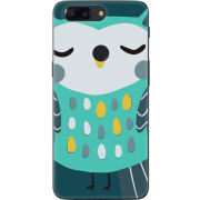 Чехол U-print OnePlus 5T Green Owl