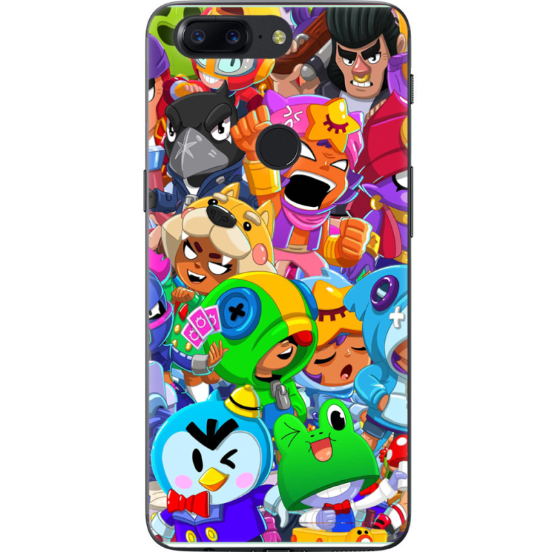 Чехол U-print OnePlus 5T friends brawl stars