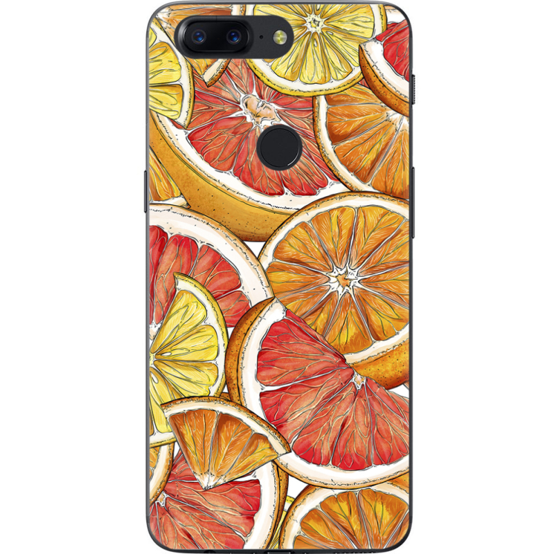 Чехол U-print OnePlus 5T Citrus Pattern