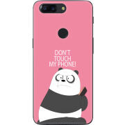 Чехол U-print OnePlus 5T Dont Touch My Phone Panda